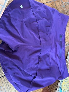 lululemon athletic skort in deep purple